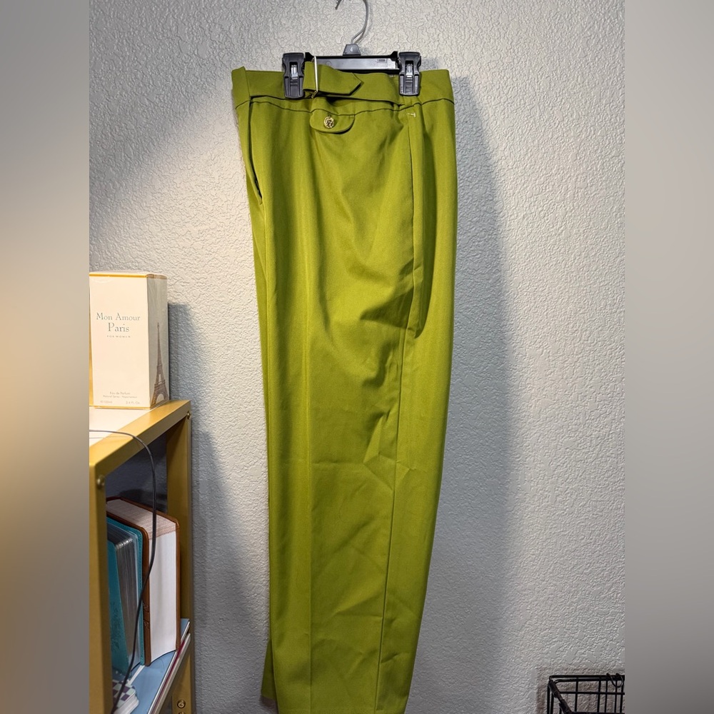Anne Klein Women's Olive Green Trousers